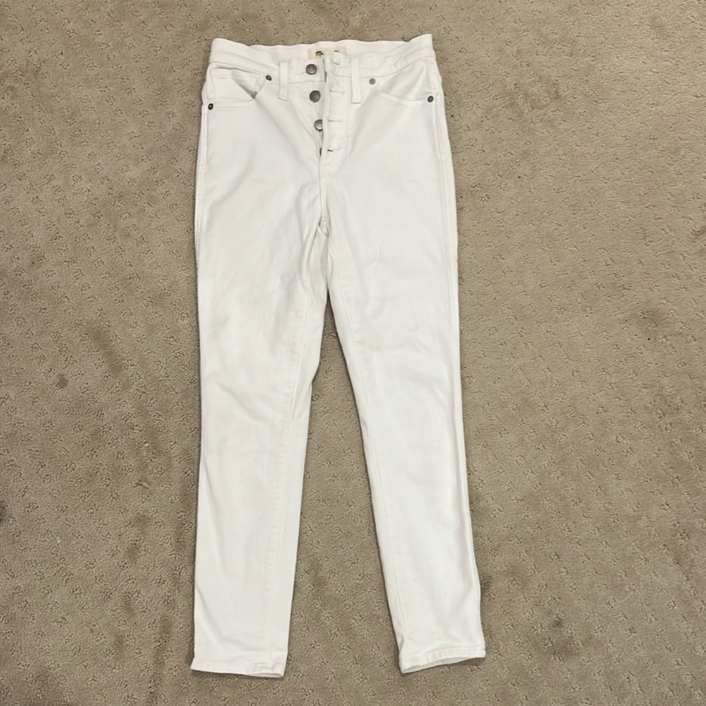 WHITE MADEWELL JEANS